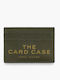 Leather Women's Card Wallet Green