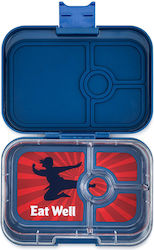 Yumbox Ninja Blue - Kung Fu Πλαστικό Παιδικό Δο...