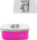 Photoretous Katseye Plastic Kids Food Container Pink
