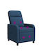Scaun De Relax Masaj Albastru 66x95x100cm
