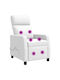 Πολυθρόνα Relax Massage Λευκό 66x95x100cm