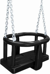 Hanging Swing for Professional Use Metal Black