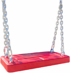 Hanging Swing for Professional Use Metal for 3+ Years Red