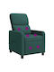 Relax Sessel Dunkelgrünes Stoff 66x95x100cm