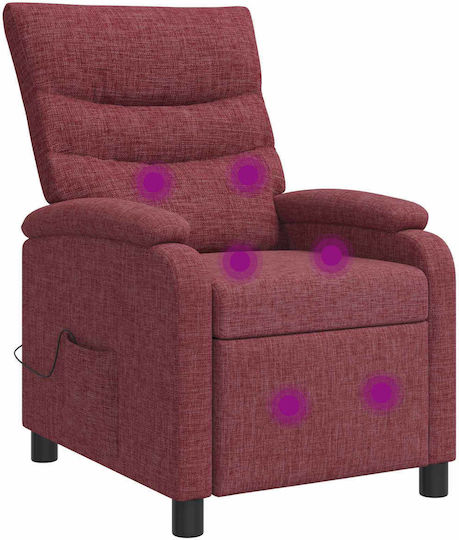 Relax Sessel Massage Roter 66x95x100cm