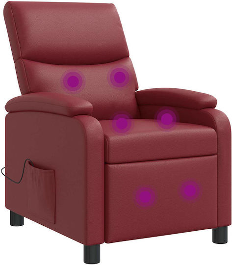 Relax Massage Sessel Rote 66x95x100cm