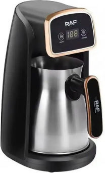 Raf R.156 Raf-Dka-6Wa Electric Greek Coffee Pot 600W with Capacity 300ml Black