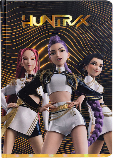 Blue Sky K-pop Demon Hunters - Златен Бележник A5