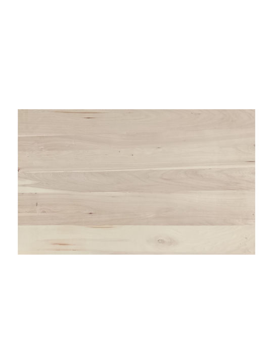 Kazantzidis Rectangular Office Desk Surface Made of Solid Wood Dark-Coloured 116x69cm UAELMHLP40X690X1160
