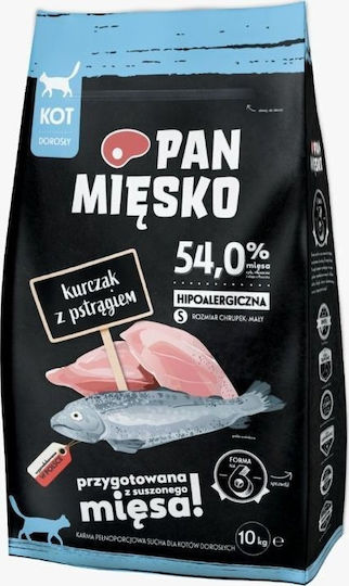 Pan Miesko Dry Cat Food with Chicken / Trout 10kg