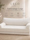 Lelo Pet Pawlounge Sofa Dog Bed Orthopedic White 90x180cm