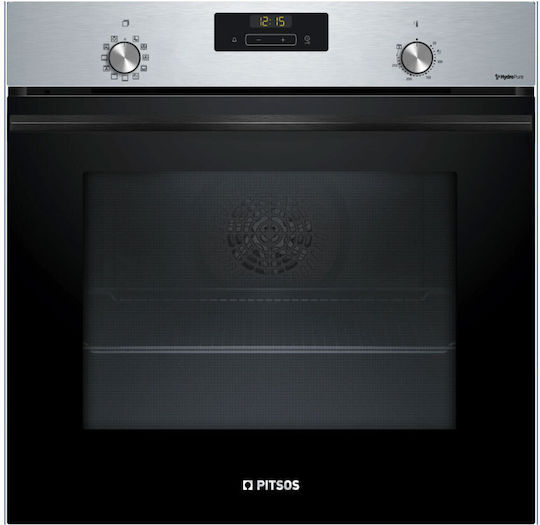 Pitsos Φούρνος άνω Πάγκου 71lt Π59.4εκ. Inox