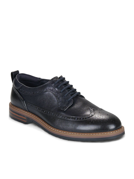 Clarks Лимитирани Кожени Мъжки Оксфорди Сини