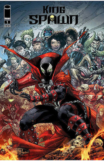 King Spawn 1 Brett Booth Cover, Vol. 1 Brett Booth cover PB