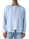 Battery Housemark Long Sleeve Shirt Light Blue
