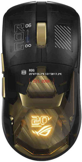 Asus Harpe II Extreme Edition 20 Ασύρματο RGB Gaming Ποντίκι 65000 DPI Μαύρο