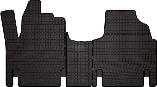Rubber Car Mats Fiat Scudo I Van 1994-2006 Black Fitted