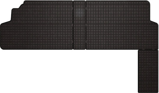 Gummi Auto Fußmatten Toyota Proace I Van 2. Reihe 2013-2016 Schwarz Passgenau