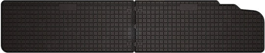 Rubber Car Mats Renault Trafic Iii Van 3rd Row 2014 Black Fitted