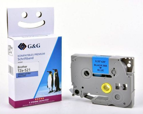 G&G G&G Etikettendrucker-Bänder in Schwarz Farbe