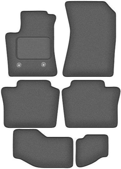 Velour Graphite Car Mats Renault Espace Vi E-tech Hev 7-seater 2023
