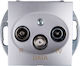 Simon 54 Antenna Jack Rd Tv Data Silver Matt Da...
