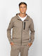 Sweatshirt With Hood Beige