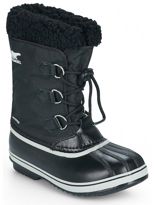 Sorel Yoot Pac Nylon Παιδικές Μπότες Μαύρες