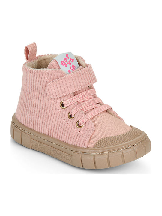 Garvalin Kids Pink Ankle Boots