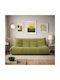 Lounge Modular Dreisitzer Sofa Khaki 174x102x70cm