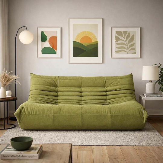 Lounge Modular Dreisitzer Sofa Khaki 174x102x70cm