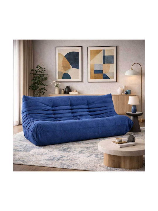 Lounge Modular Dreisitzer Sofa Blau 174x102x70cm