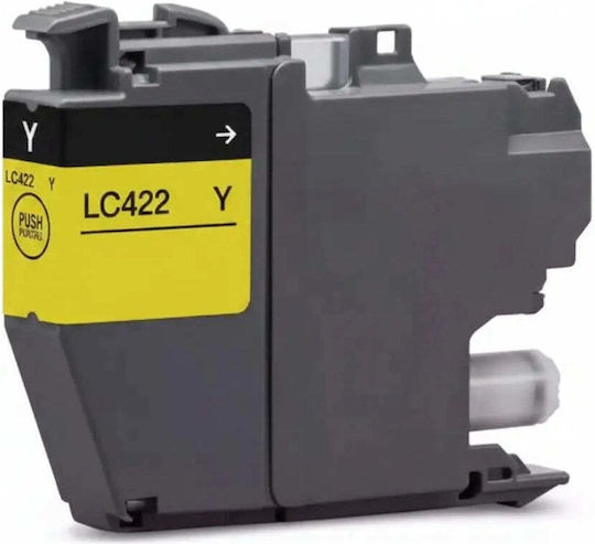 Cerneală Compatibilă Pentru Imprimantă InkJet Brother Lc-422y 550 Pagini 11ml Galben 1 Bucată