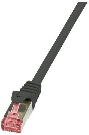 LogiLink U/FTP (STP) Cat.6a (Gigabit) Καλώδιο Δικτύου Ethernet 1.5m Μαύρο