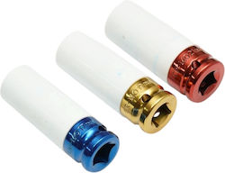Breckner Breckner Steckdosen Lange mit Rahmen Gastgeber 1/2" Set 3 Stück Breckner Breckner Steckdosen Lange mit Rahmen Gastgeber 1/2" Set 3 Stück