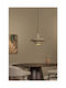 Lucide Lightning Κρεμαστό Φωτιστικό Καφέ με Ντουί E27 38x38x155εκ.
