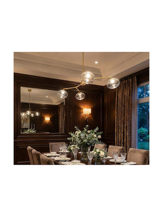 Luma Pendant Light Copper 80x65cm
