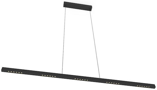 Luma Adjustable Black LED Ceiling Light with Warm White Light