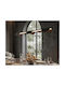 Luma Black LED Pendant Ceiling Light with Warm White Light Rail