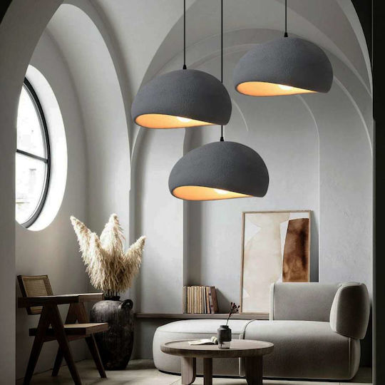 Atman Verstellbare Deckenleuchte Grau mit Lampenbirnensockel E27