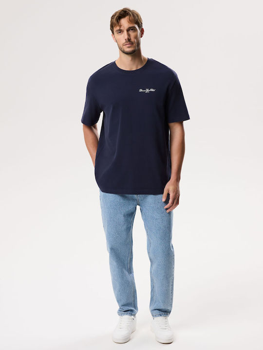 Open Inter Herrenbluse Sportliches T-Shirt Granatapfel