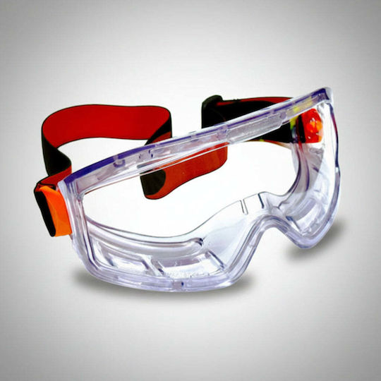 Climax Azahara Nk Safety Work Glasses Closed Type Transparent Anti-Scratch Anti-Fog