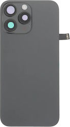 Genuine Apple Back Glass Assembly Camera Lens & Bezel iPhone 16 Pro Max – Черен титан