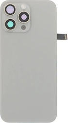 Genuine Apple Back Glass Assembly Camera Lens & Bezel iPhone 16 Pro Max – Natural Titanium