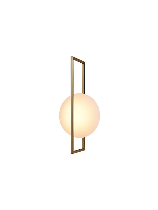 Luma Luma Wandleuchte mit Integrierter LED und Warmes Weiß Licht Gold 17cm