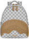 Sprayground Ученическа Раница За Гимназия Раница Embossed Cream Check Savage 25.4 x 12.7 x 29.2см