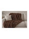 ForAll Decken & Couchdecken Sesselüberwurf 180x180cm Braune