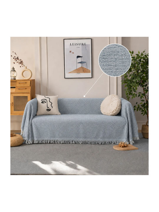 My Home Luxury Armchair Chenille Throw 180x180c...