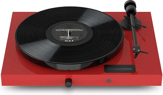 Pro-Ject Audio Jukebox E Pick-Up cu Transmisie cu Curea și Difuzoare Încorporate + Ortofon OM5e Red High Gloss