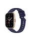Amazfit Gts 2 Stripe Texture 20mm Silicone Watch Band Midnight Blue
